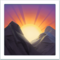 Sunrise Over Mountains emoji on Apple